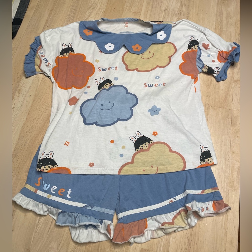 Cute Anime Japanese Lounge Set